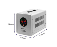 Qoltec Pure Sine Wave UPS (500VA/350W) - 1089422 - zdjęcie 8